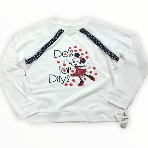 Disney Minnie Dots for Days Sweatshirt - Picture 1 of 8